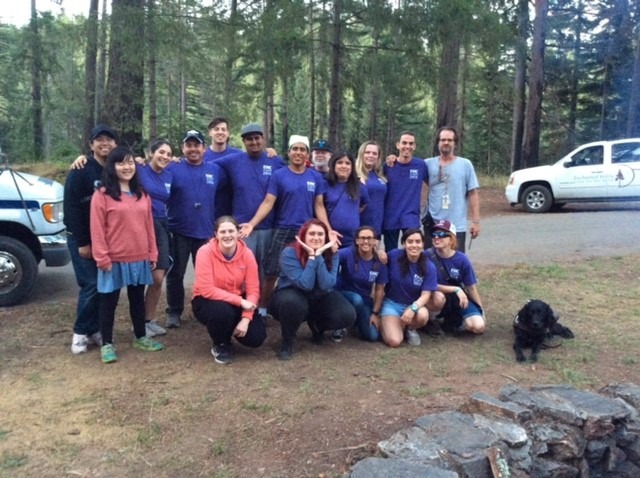 Tony and Enchanted Hills Camp Staff in 2019
