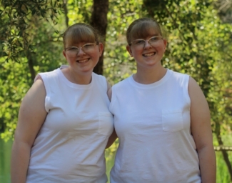 17-year old twin sisters Madison and Paige