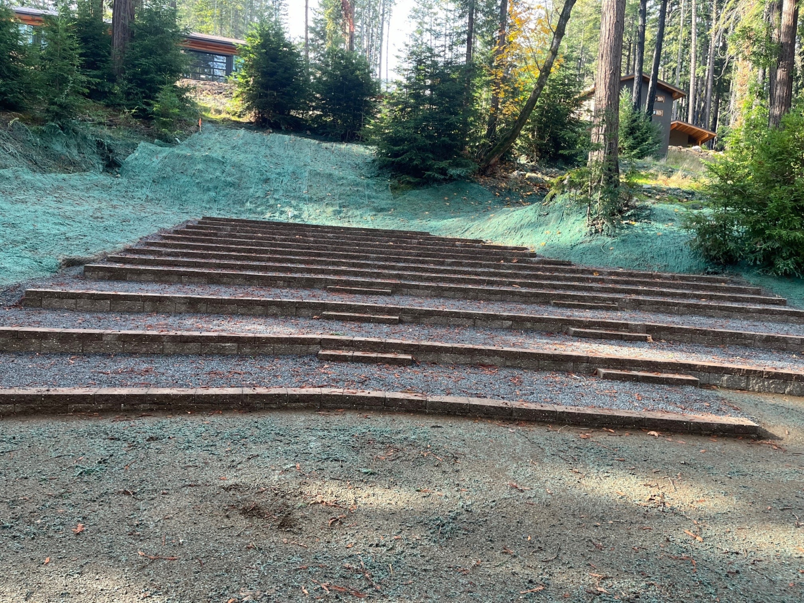 EHC Benches Straight Forward A straight forward view of the Redwood Grove benches