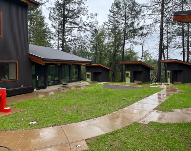 EHC Staff Village The Staff Village, built similar to the family cabins with paths leading to each cabin