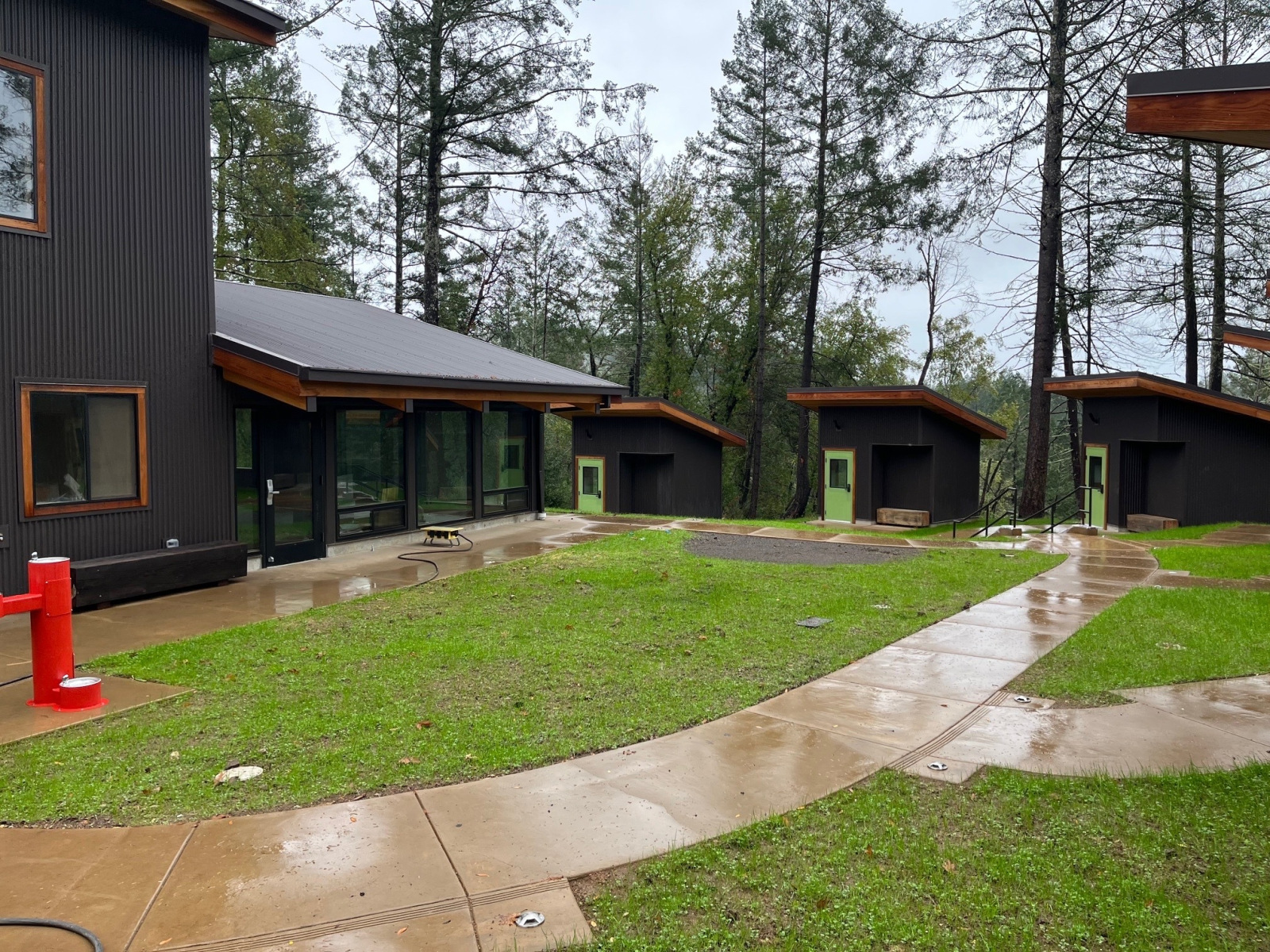 EHC Staff Village The Staff Village, built similar to the family cabins with paths leading to each cabin